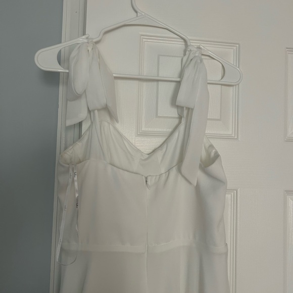 Lulus Tie Strap A Line Midi Dress - Picture 8 of 10